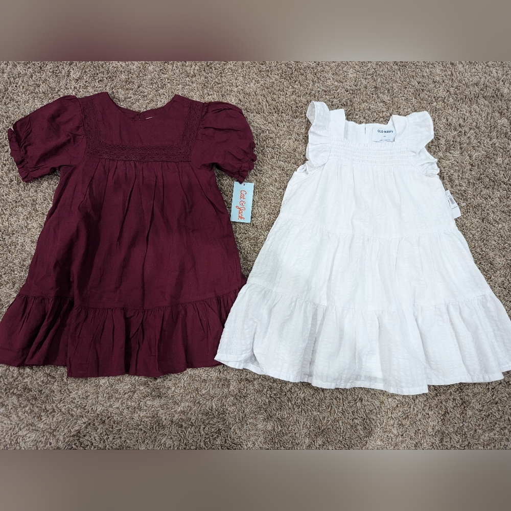 NEW 4t girl dresses spring summer old navy cat & jack